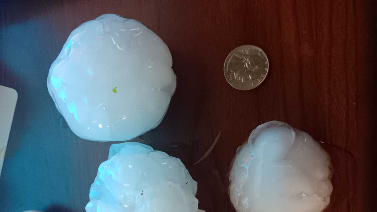 Gallery: Viewers share pictures of large hail that hit Ada during March ...