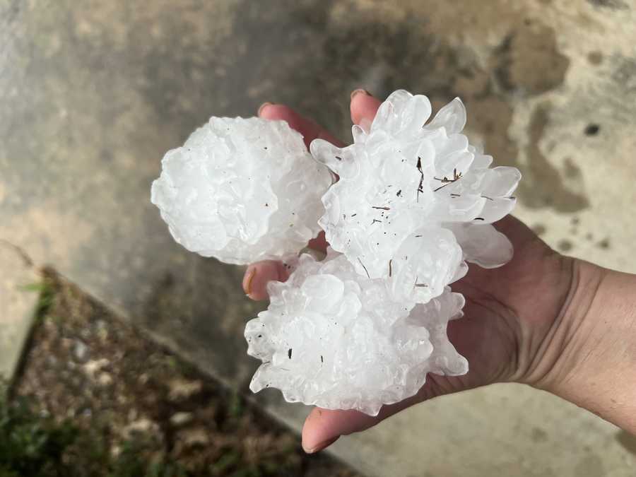 Gallery: Viewers share pictures of large hail that hit Ada during March ...