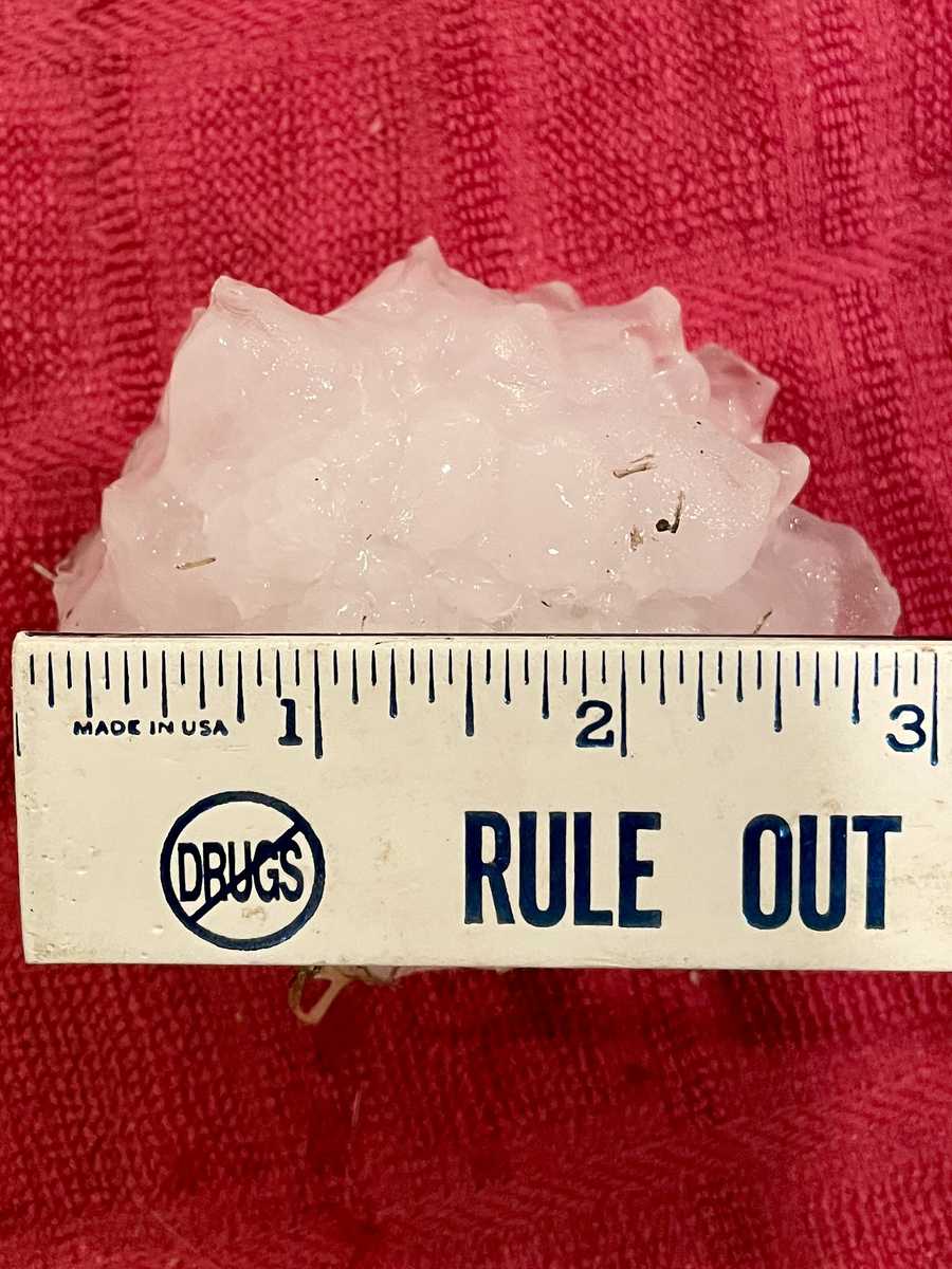 Gallery: Viewers share pictures of large hail that hit Ada during March ...