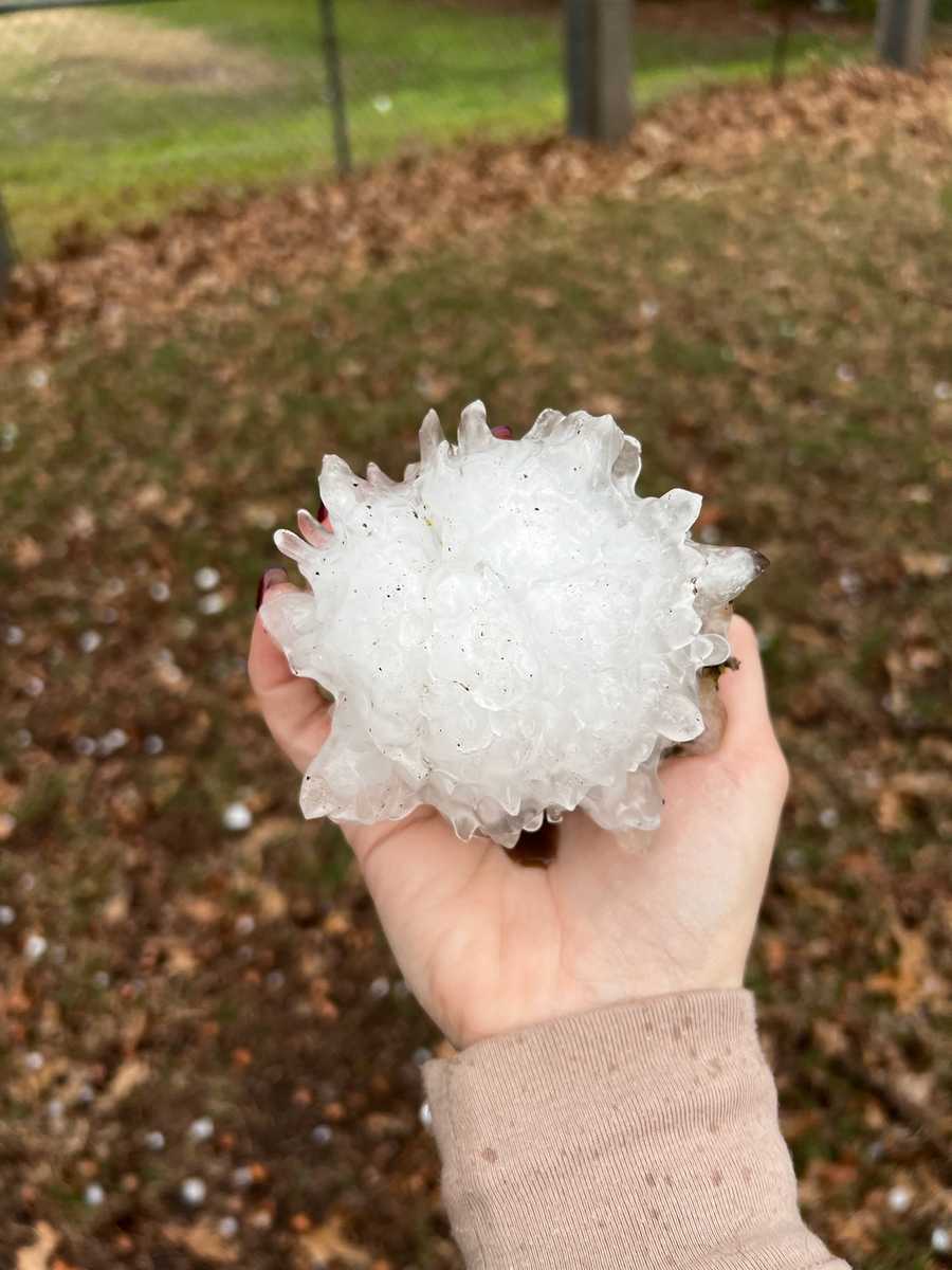 Gallery: Viewers share pictures of large hail that hit Ada during March ...