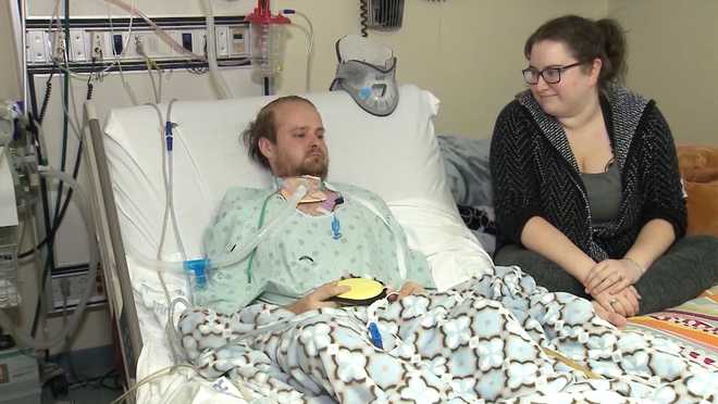 Adam and Bridget Spoerri had the July wedding they imagined, but their honeymoon ended with both of them coming down with a cold. WISN-TV