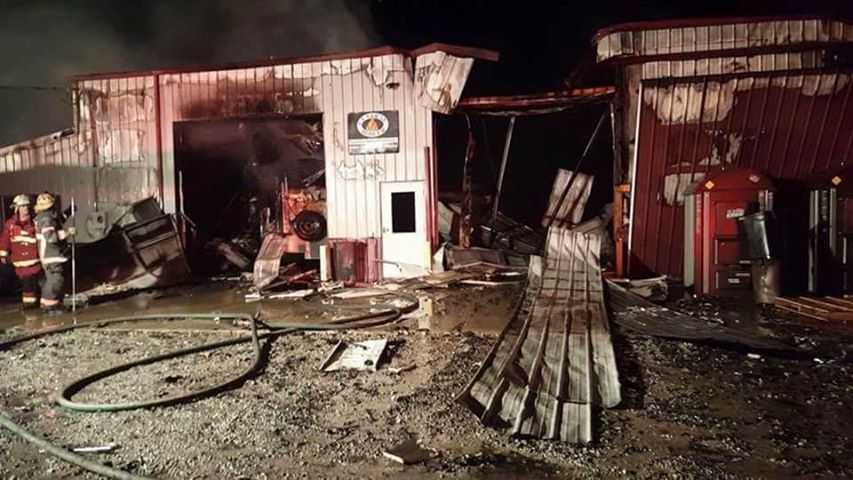 PHOTOS: Adams County shop damaged by explosion