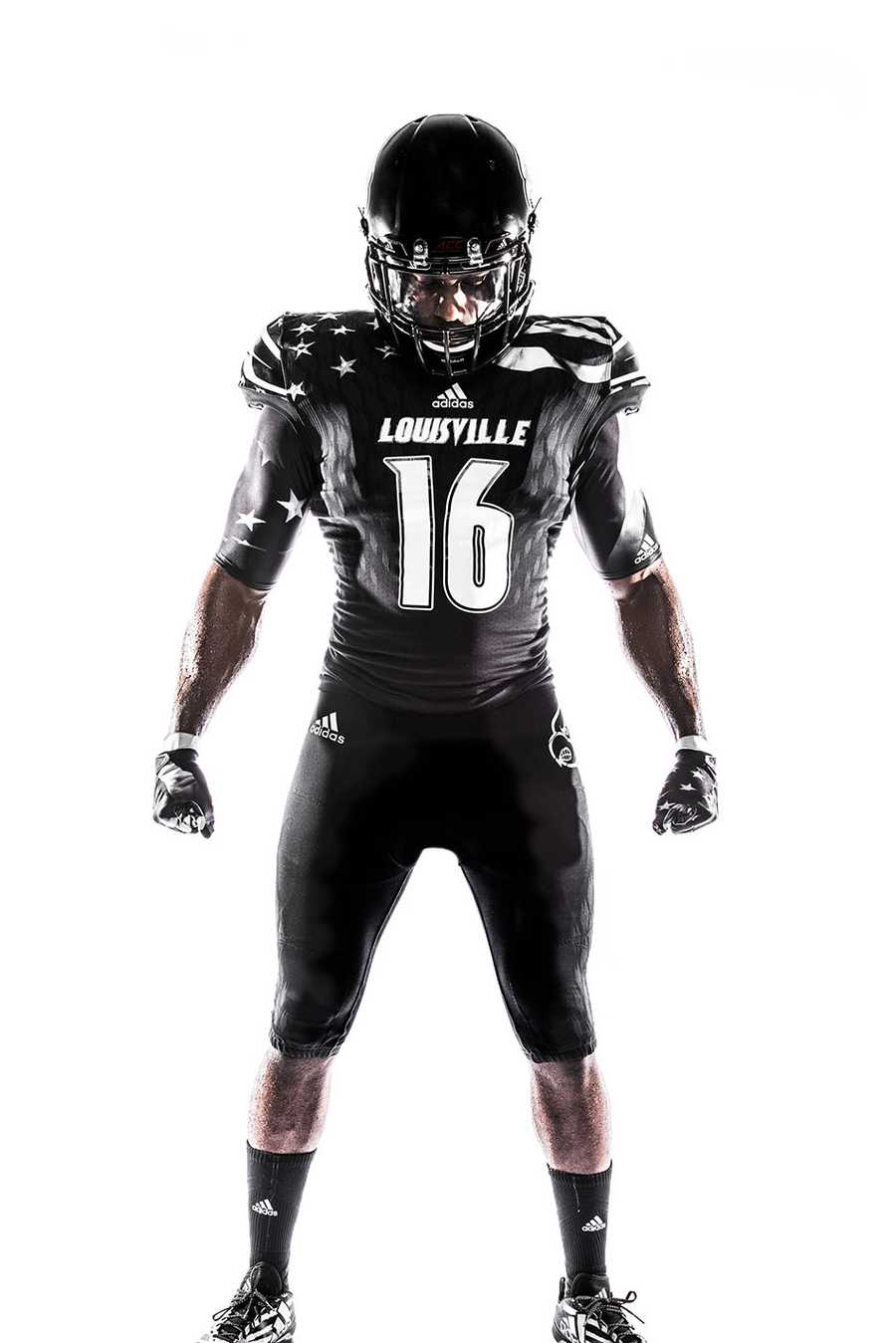 IMAGES: UofL, Adidas debut Young Patriot uniform for Veterans Day