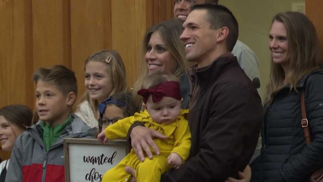 Indiana officer, wife adopt baby surrendered in Safe Haven Baby Box