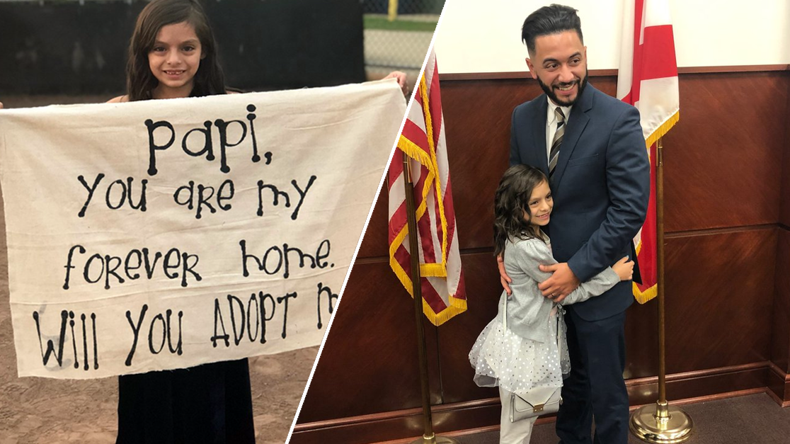 8 Year Old Alabaster Girl Surprises Step Dad With Adoption Proposal