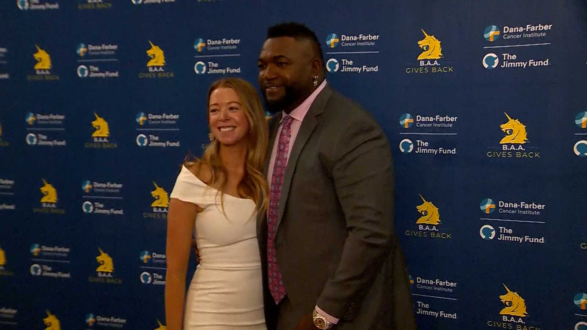 David Ortiz took a victory lap as grand marshal of the 2023 Boston Marathon