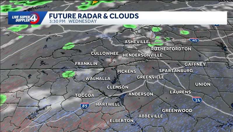 Isolated storms today with temperatures heating up in South Carolina ...