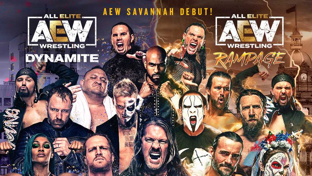 Aew Dynamite Set For Savannah Debut This Summer At Enmarket Arena