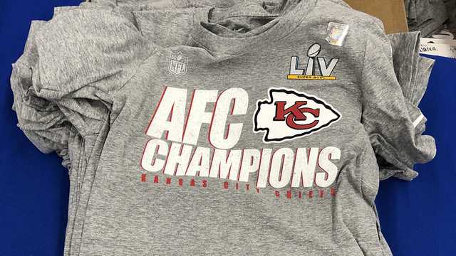 Topeka stores see high demand for Chiefs gear ahead of AFC