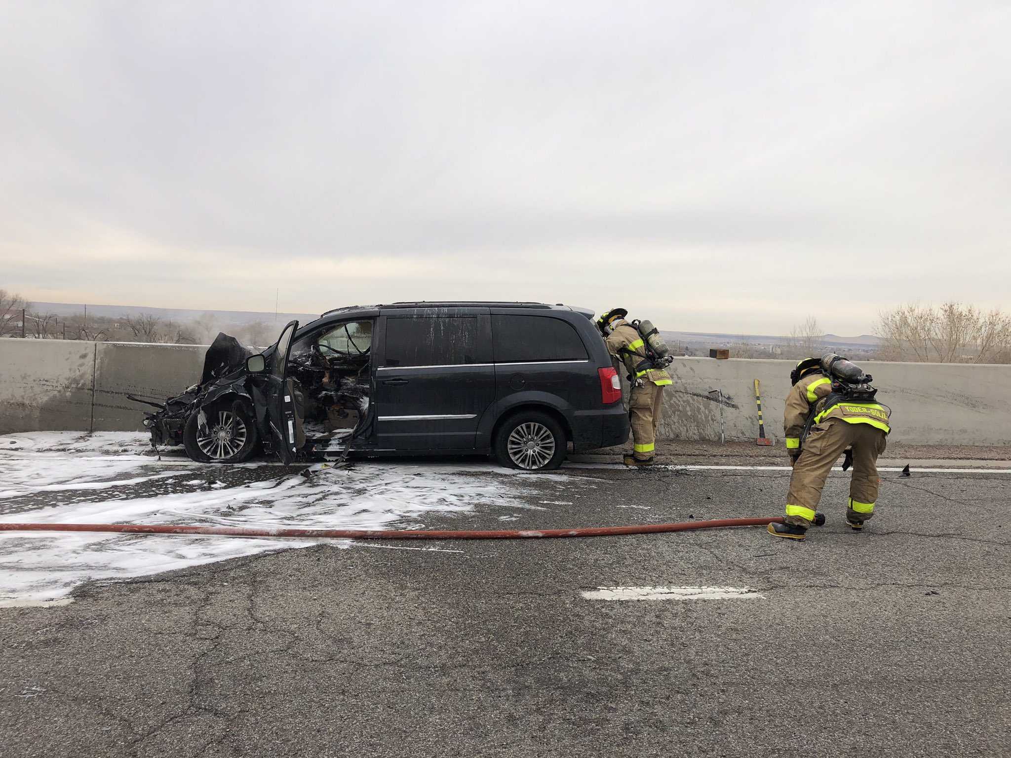 SB I-25 Back Open After Crash