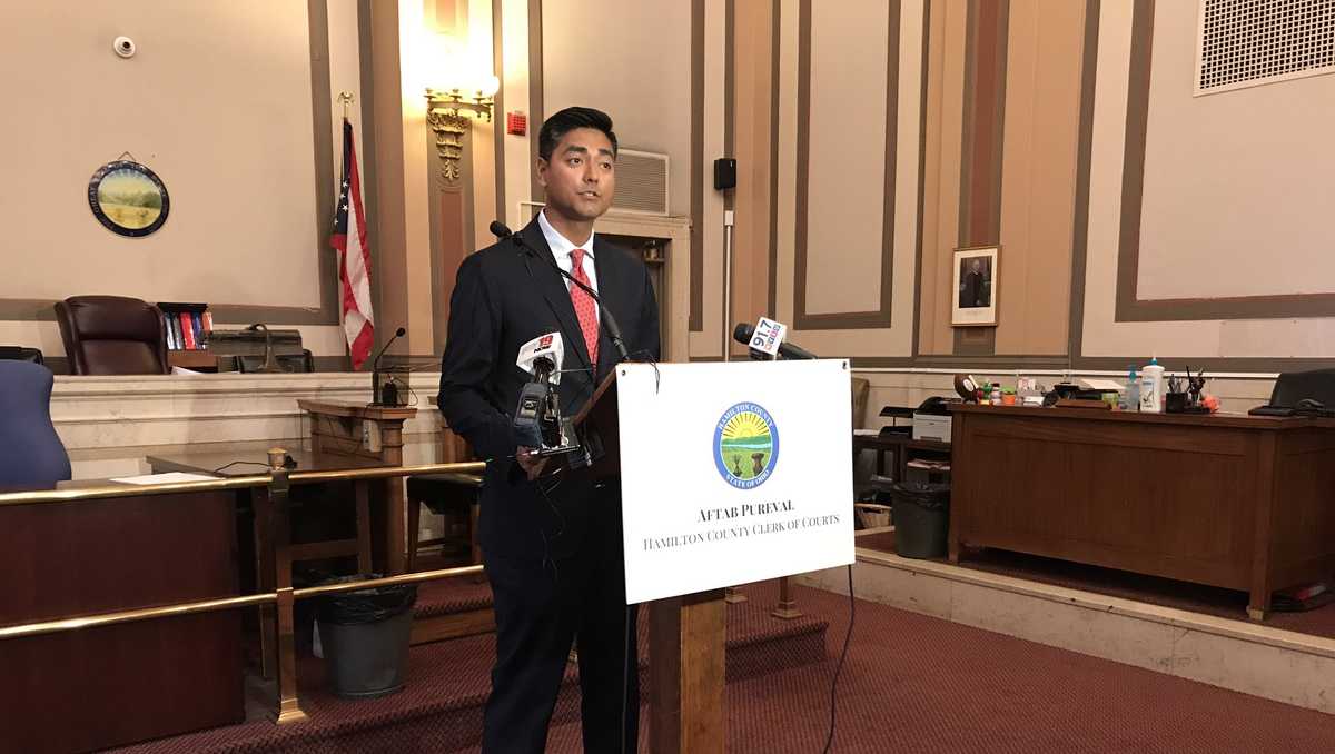 Hamilton County Clerk of Courts Aftab Pureval running for Cincinnati mayor Hamilton County Clerk of Courts Aftab Pureval running for Cincinnati mayor