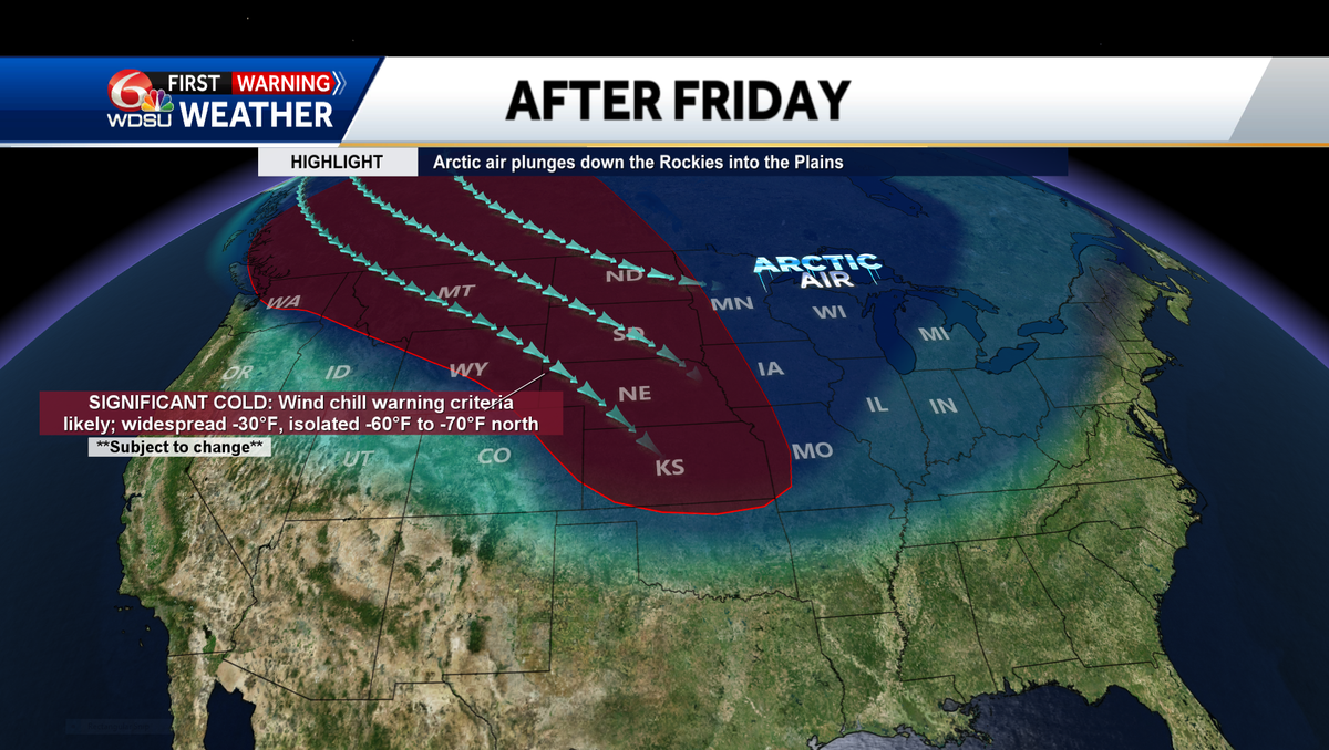 New Orleans a WDSU Weather Impact Day Friday Morning