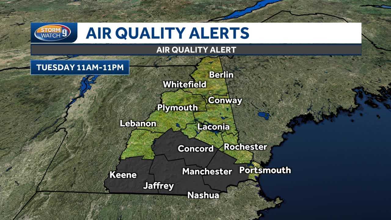 Hot weather in New Hampshire: Watch for poor air quality - Vimarsana News