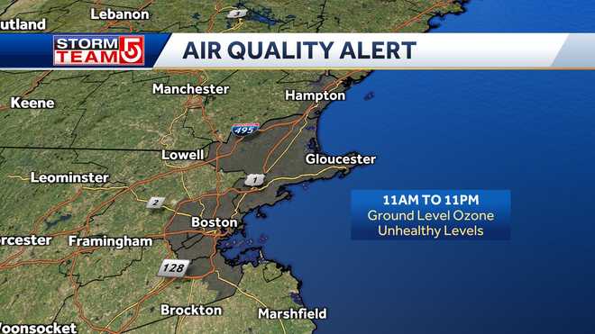 Wildfire smoke brings haze, poor air quality to parts of Mass.