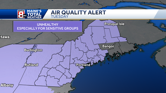 Maine air quality: Alert issues, check conditions in your area - Vimarsana News