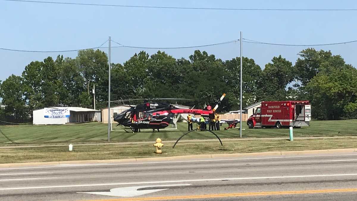 Police: 1 flown to hospital after serious crash in Fairfield