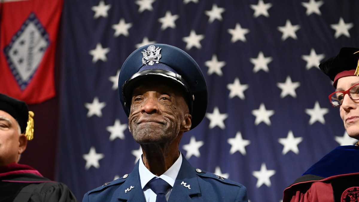 Oldest living Tuskegee Airman receives honorary doctorate from Norwich ...