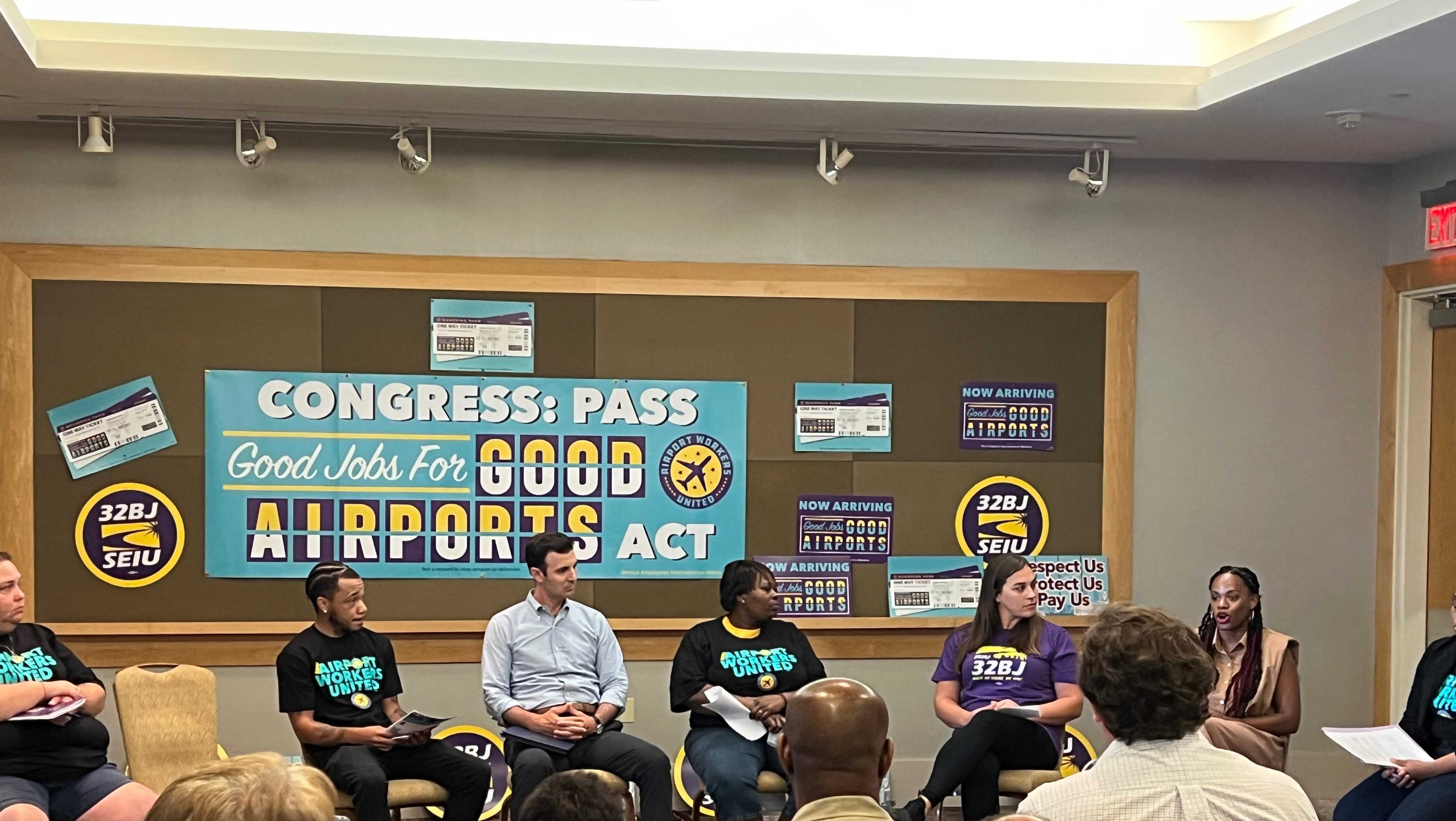 Airport service workers push for better wages, benefits - Vimarsana News