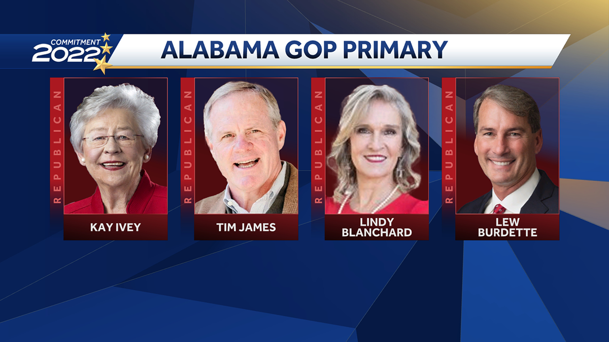 Alabama Primary Election Results of GOP, Democratic governor races
