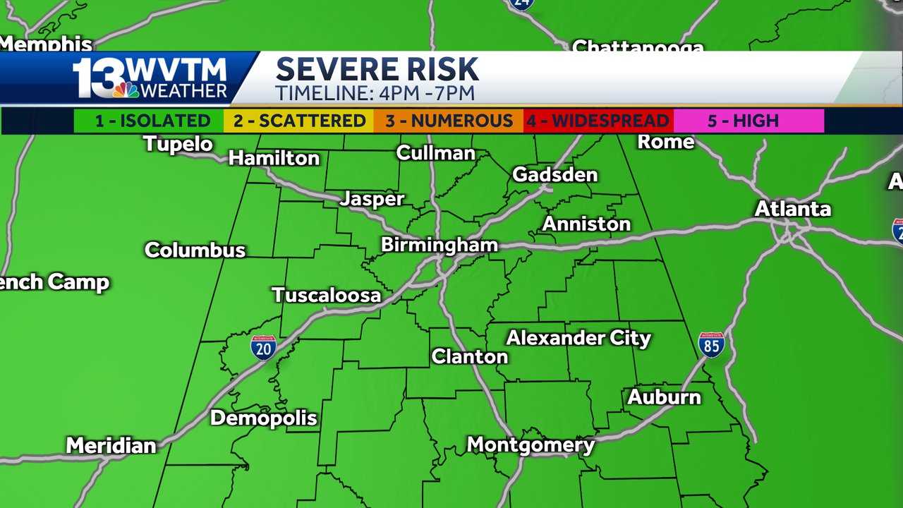 Alabama Weather Tomorrow Friday Severe Bham Al