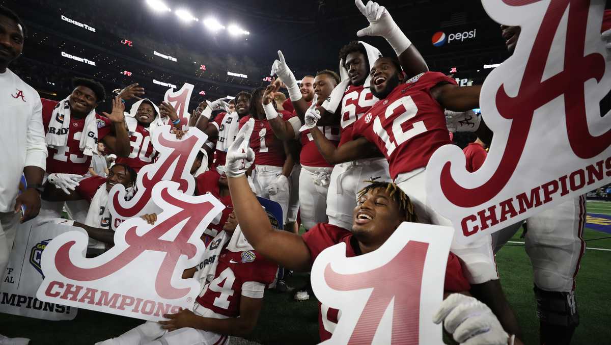 Cfb Playoff Alabama Beats Cincinnati Cotton Bowl National Championship 8962