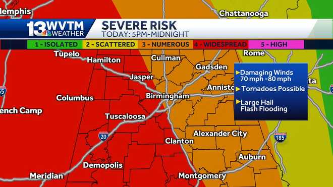 Severe&#x20;weather&#x20;risk&#x20;map&#x20;for&#x20;central&#x20;Alabama