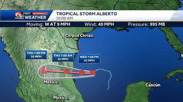 tropical storm alberto