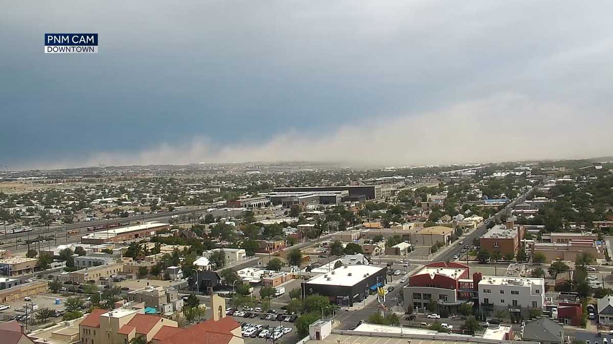 Dust storm warning in effect for Albuquerque