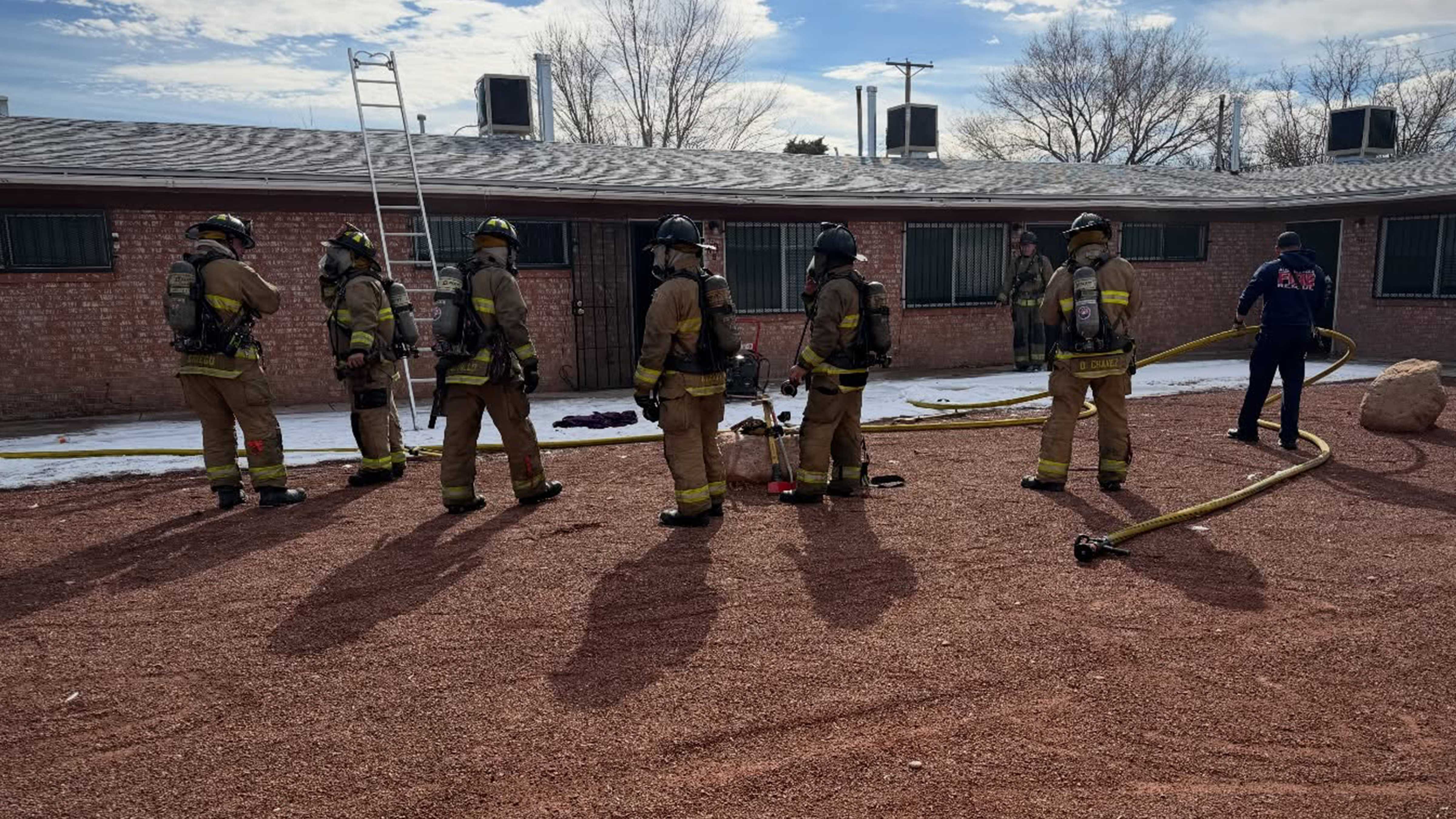 koat.com - Nick Catlin - One hospitalized for home fire in Albuquerque