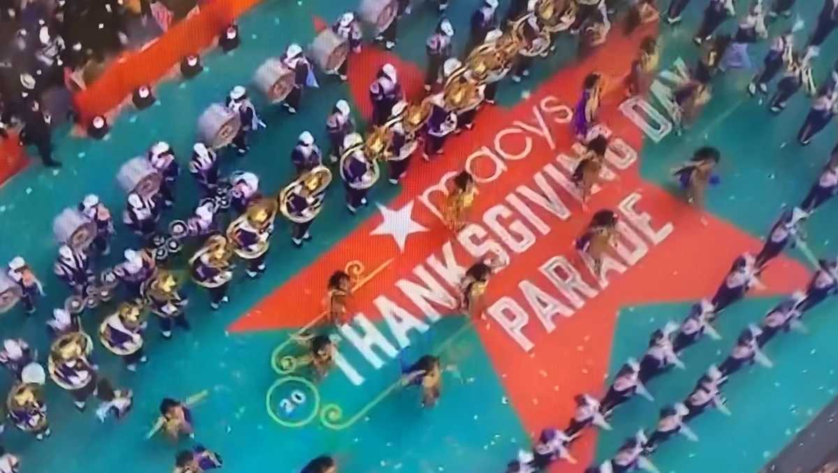 Sounds of Dyne-O-Mite perform on national television at Macy's Thanksgiving Day Parade