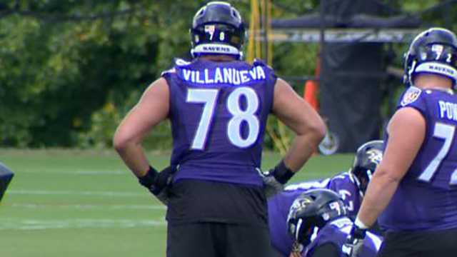 Baltimore Ravens - Jumping for joy. 