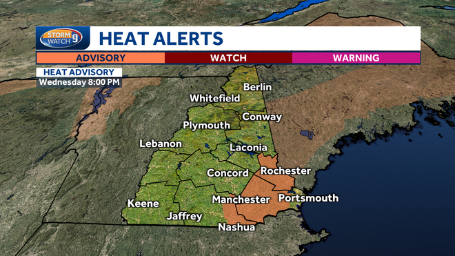 New Hampshire forecast: Severe thunderstorm warning issued