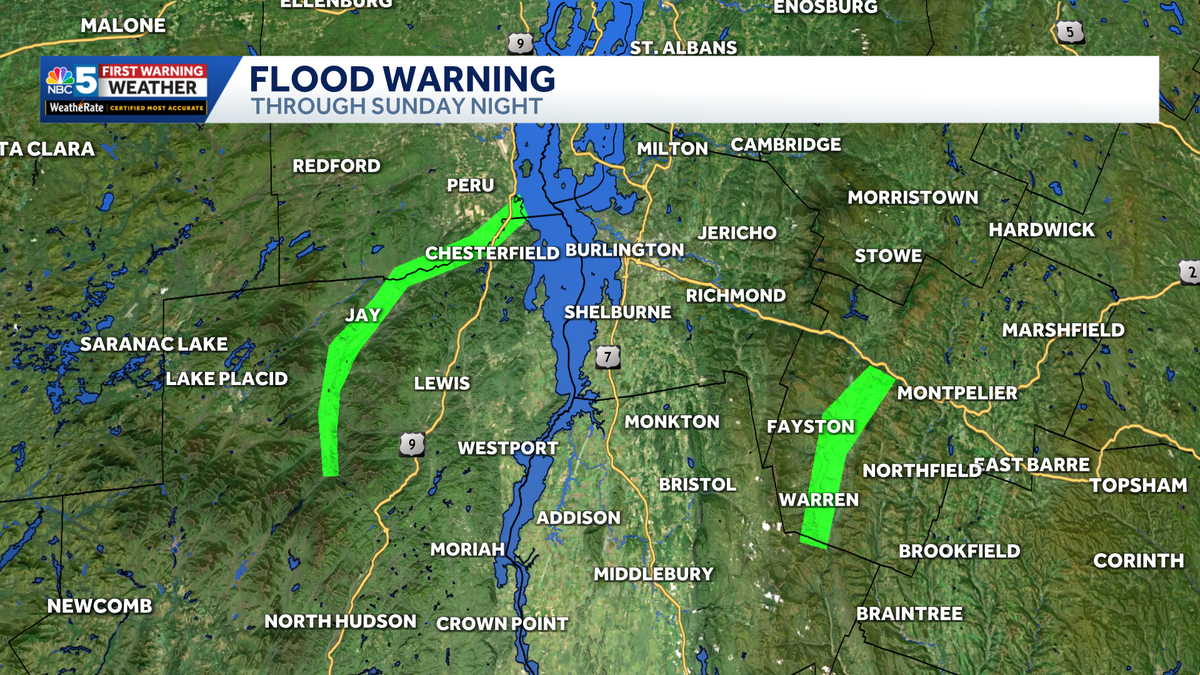 Water levels rise along rivers in New York, Vermont due to ice jam flooding