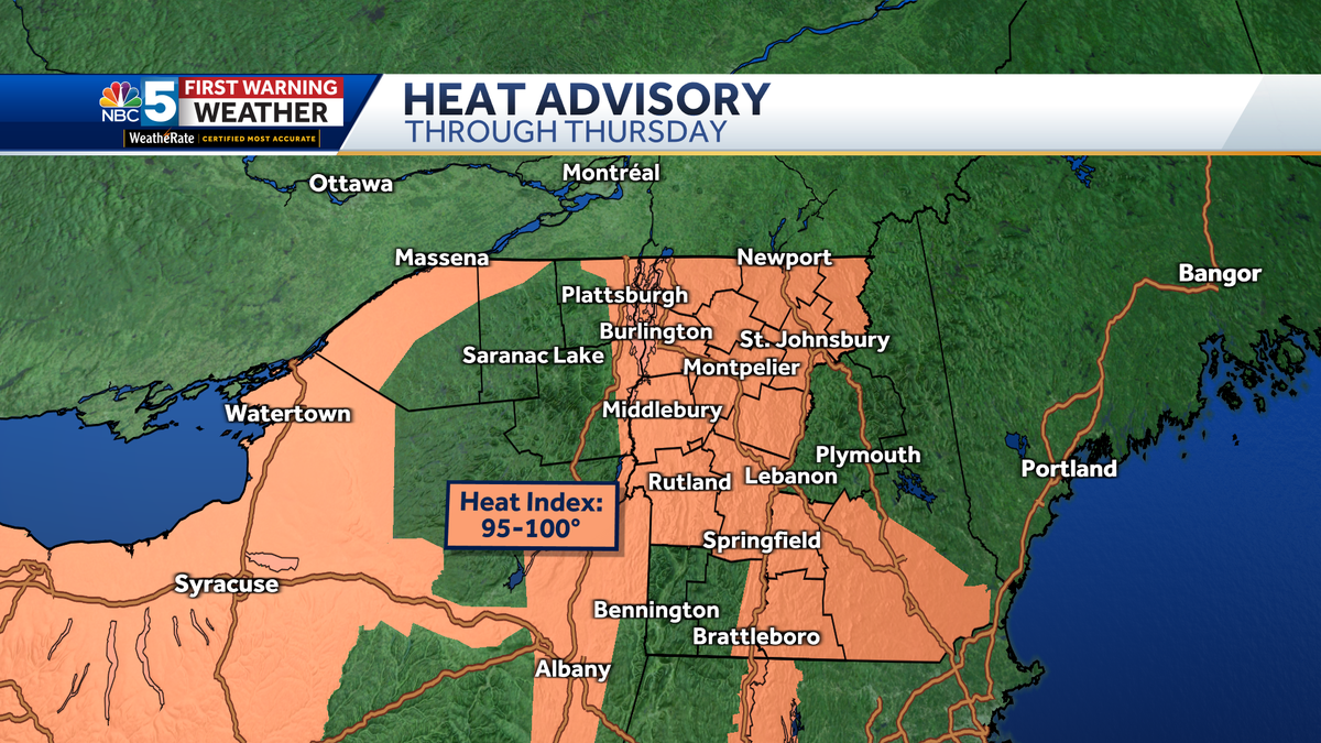 Heat wave likely as temperatures could exceed 90 degrees in Vermont
