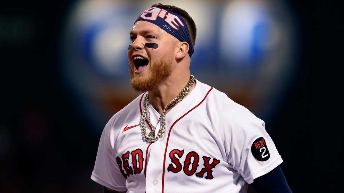 Alex Verdugo had his number 99 necklace flying as he checked his