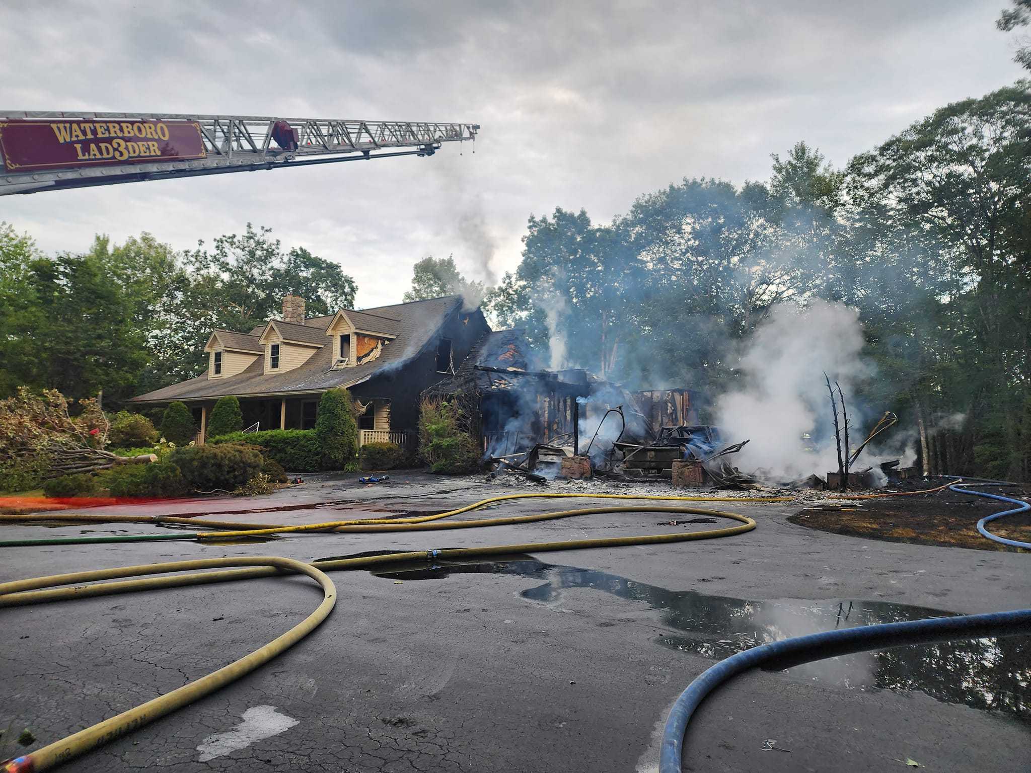 House Fire Displaces Family In Alfred