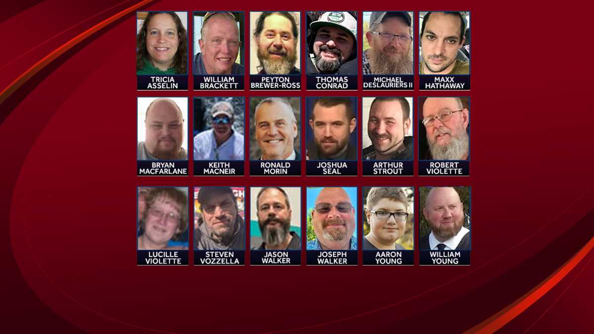 Lewiston Maine Mass Shooting Victims Learn More 9945