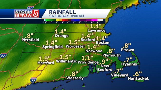 Strong winds and flood watches posted after heavy rain moves out