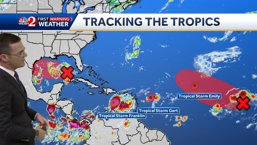 Possible cyclone tropical 9 dans le golfe du Mexique ;  Des consignes ont été données