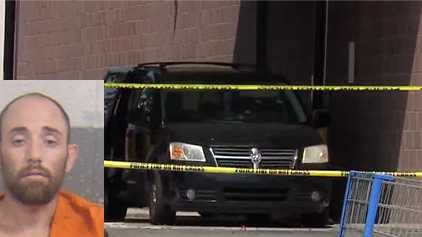 Carjacking suspect shot by LMPD outside Walmart booked into jail