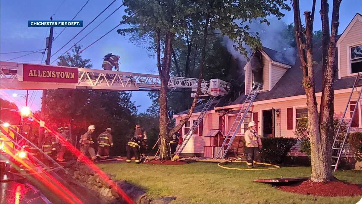 Allenstown home a total loss after fire, authorities say - WMUR