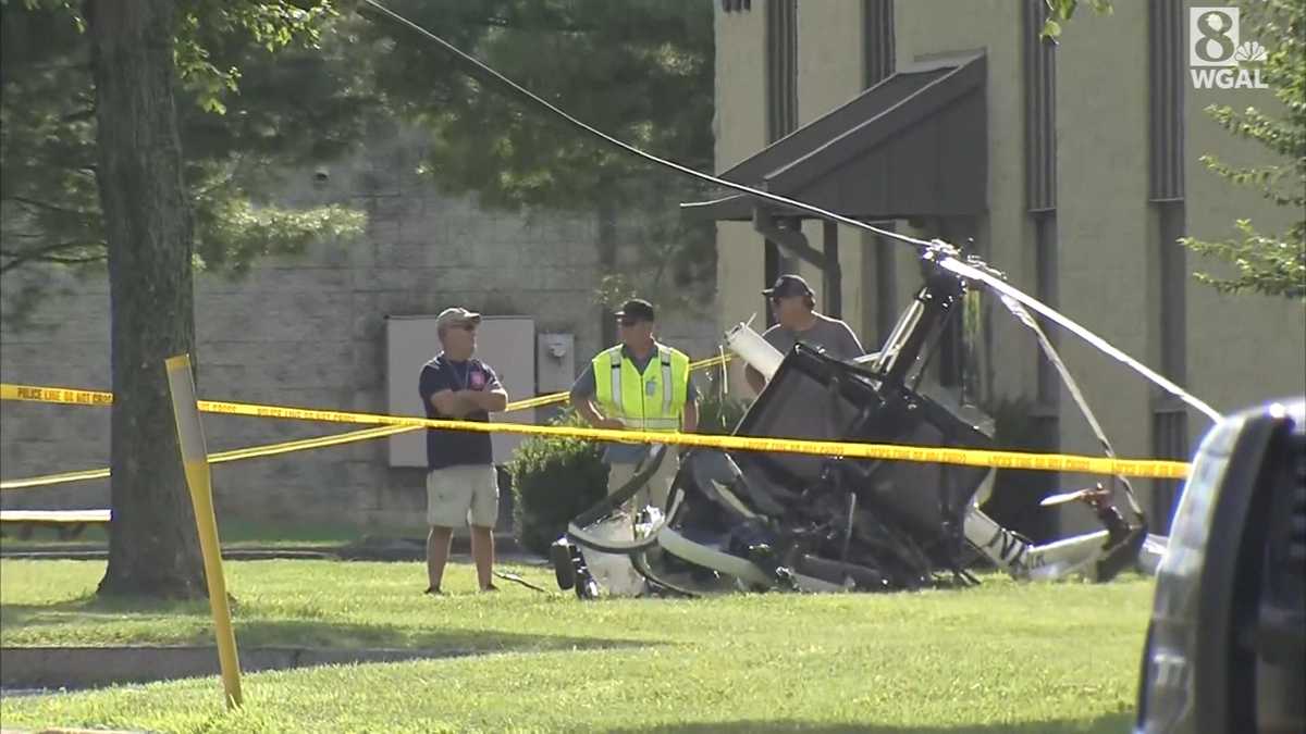 Helicopter crashes near Allentown, Pa.