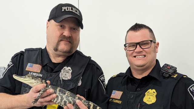 South Milwaukee officer reunited with alligator he rescued - Vimarsana News