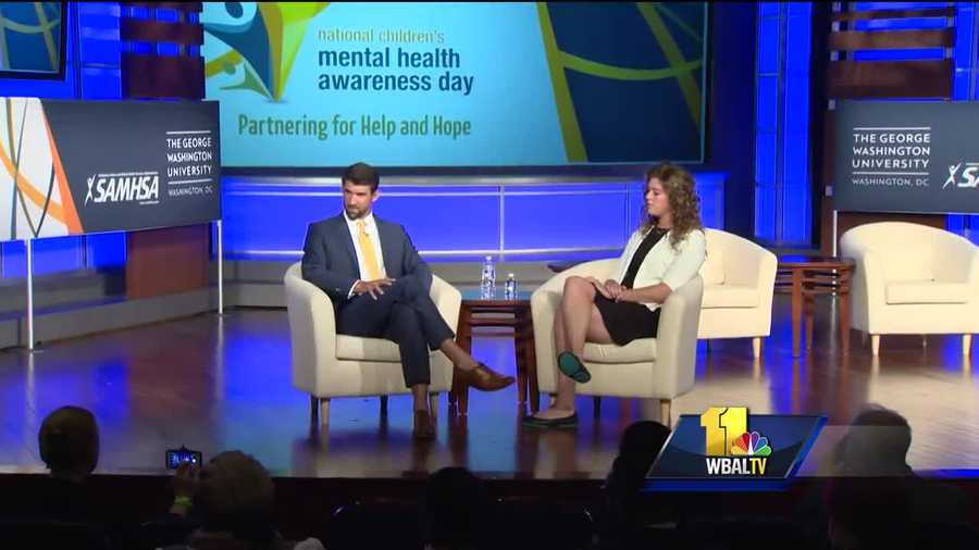 Olympic swimming greats Michael Phelps and Allison Schmitt open up about their battles with depression.