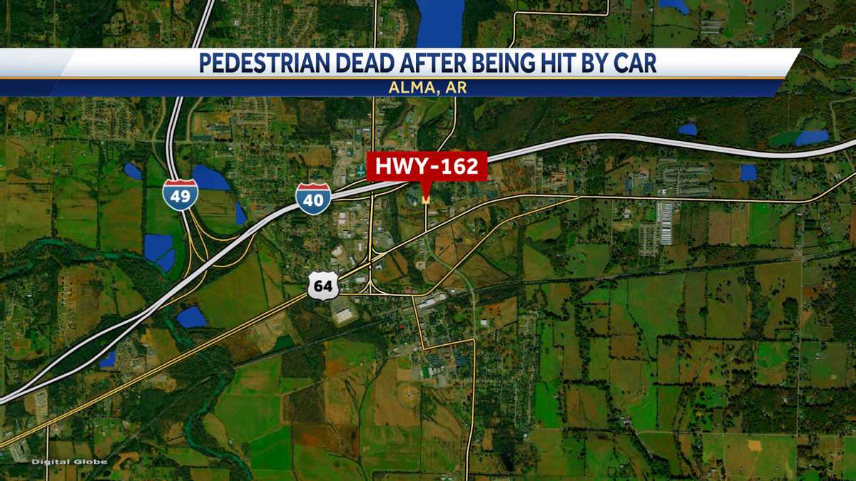 Alma man dead after being struck by car