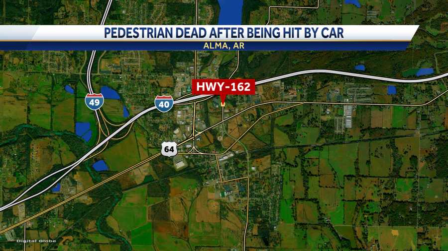 pedestrian dead after being hit by car