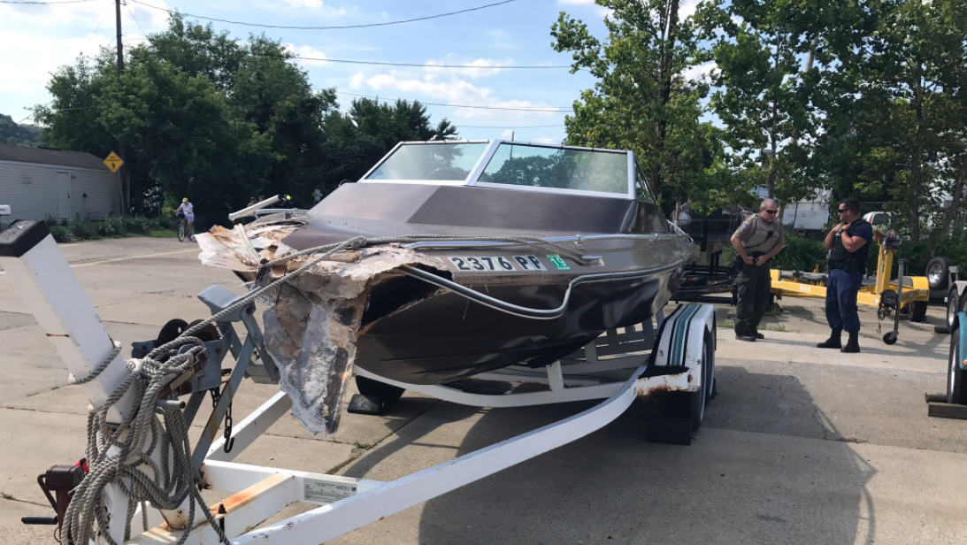 Two people injured after boating accident on the Ohio River