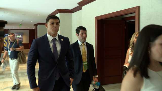 FULL INTERVIEW: LSU WR Jack Bech discusses Brian Kelly, LSU offense and more at SEC Media Days - Vimarsana News