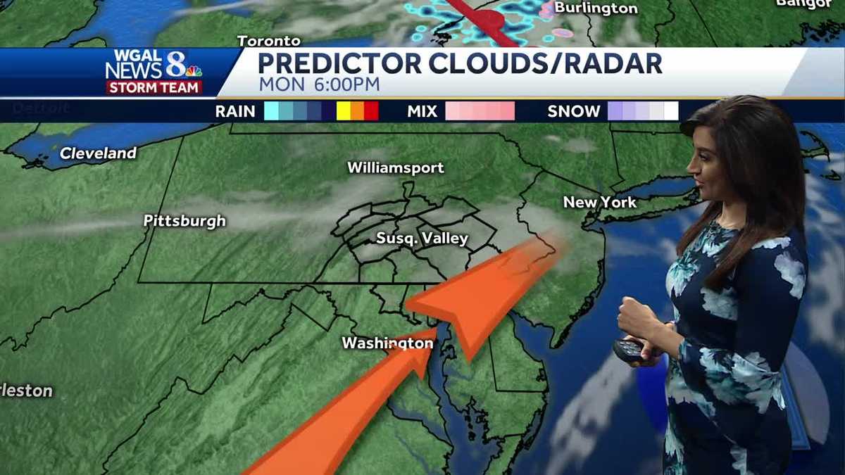 Mostly sunny and cool today