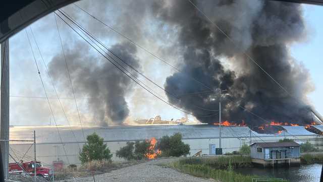 Crews battle fire at a lumber mill in Amador County - Vimarsana News